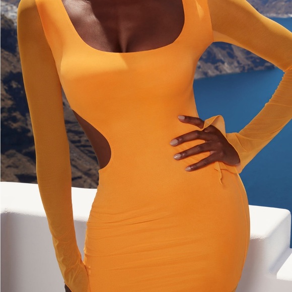 NWT oh Polly orange dress - Picture 2 of 3